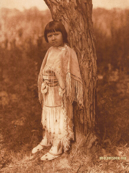 "Cheyenne Child", by Edward S. Curtis from The North American Indian Volume 19
