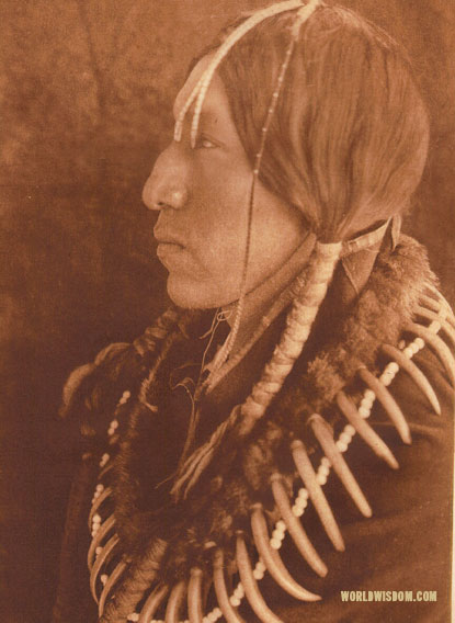 "Seeing High" - Oto, by Edward S. Curtis from The North American Indian Volume 19
