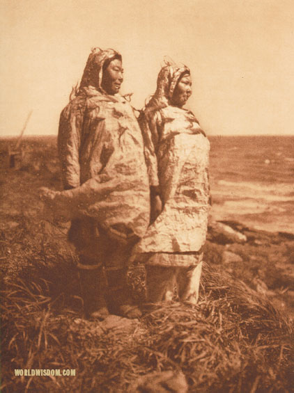 "Waterproof parkas" - Nanivak, by Edward S. Curtis from The North American Indian Volume 20
