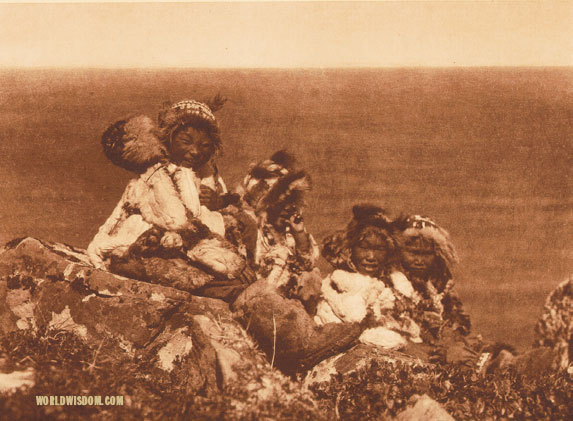 "Holiday costume" - Nanivak, by Edward S. Curtis from The North American Indian Volume 20
