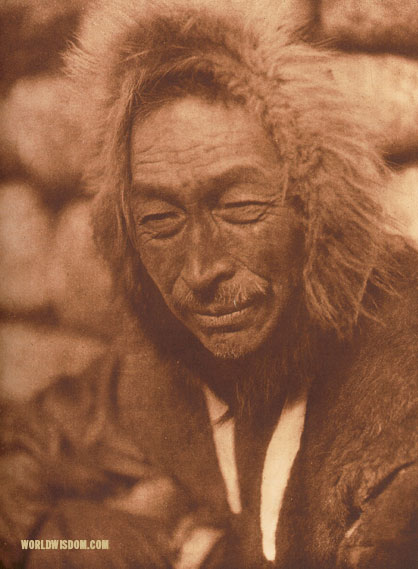 "Siluk" - Eskimo of Little Diomede Island, by Edward S. Curtis from The North American Indian Volume 20
