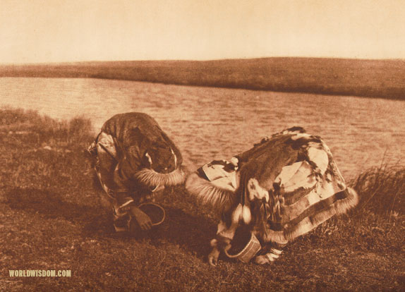 "Berry-pickers" - Kotzebue, by Edward S. Curtis from The North American Indian Volume 20
