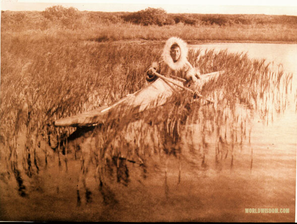 "Muskrat-hunter" - Kotzebue, by Edward S. Curtis from The North American Indian Volume 20
