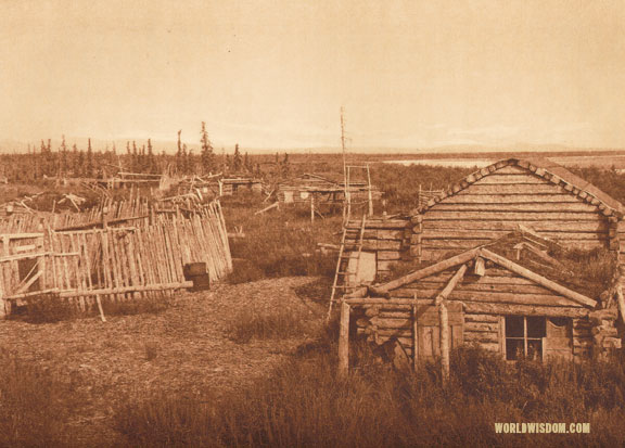 "Noatak village", by Edward S. Curtis from The North American Indian Volume 20
