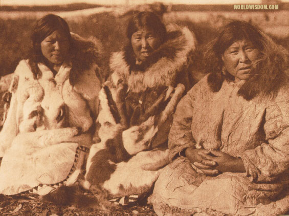 "Selawik women", by Edward S. Curtis from The North American Indian Volume 20
