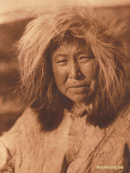 "Selawik woman", by Edward S. Curtis from The North American Indian Volume 20
