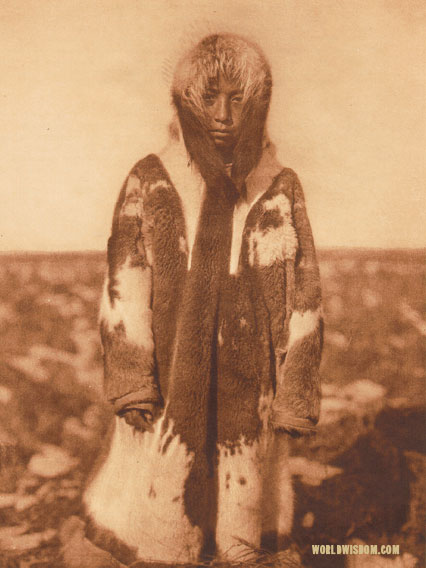 "Selawik girl", by Edward S. Curtis from The North American Indian Volume 20
