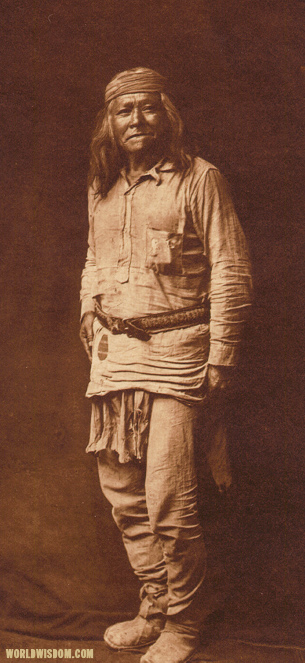 "Typical Apache" - Apache, by Edward S. Curtis, from The North American Indian Volume 1