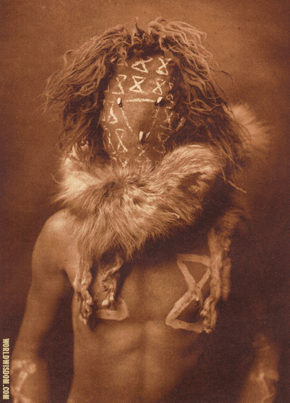 "Tobadzischini" - Navaho, by Edward S. Curtis from The North American Indian Volume 1